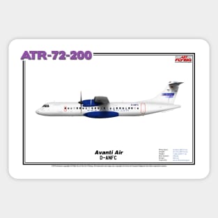 Avions de Transport Régional 72-200 - Avanti Air (Art Print) Sticker